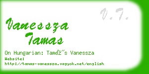 vanessza tamas business card